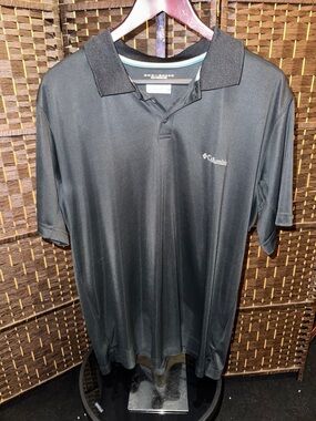 Columbia Black Men’s Short-Sleeve Performance Polo OMNI-Protection XL
